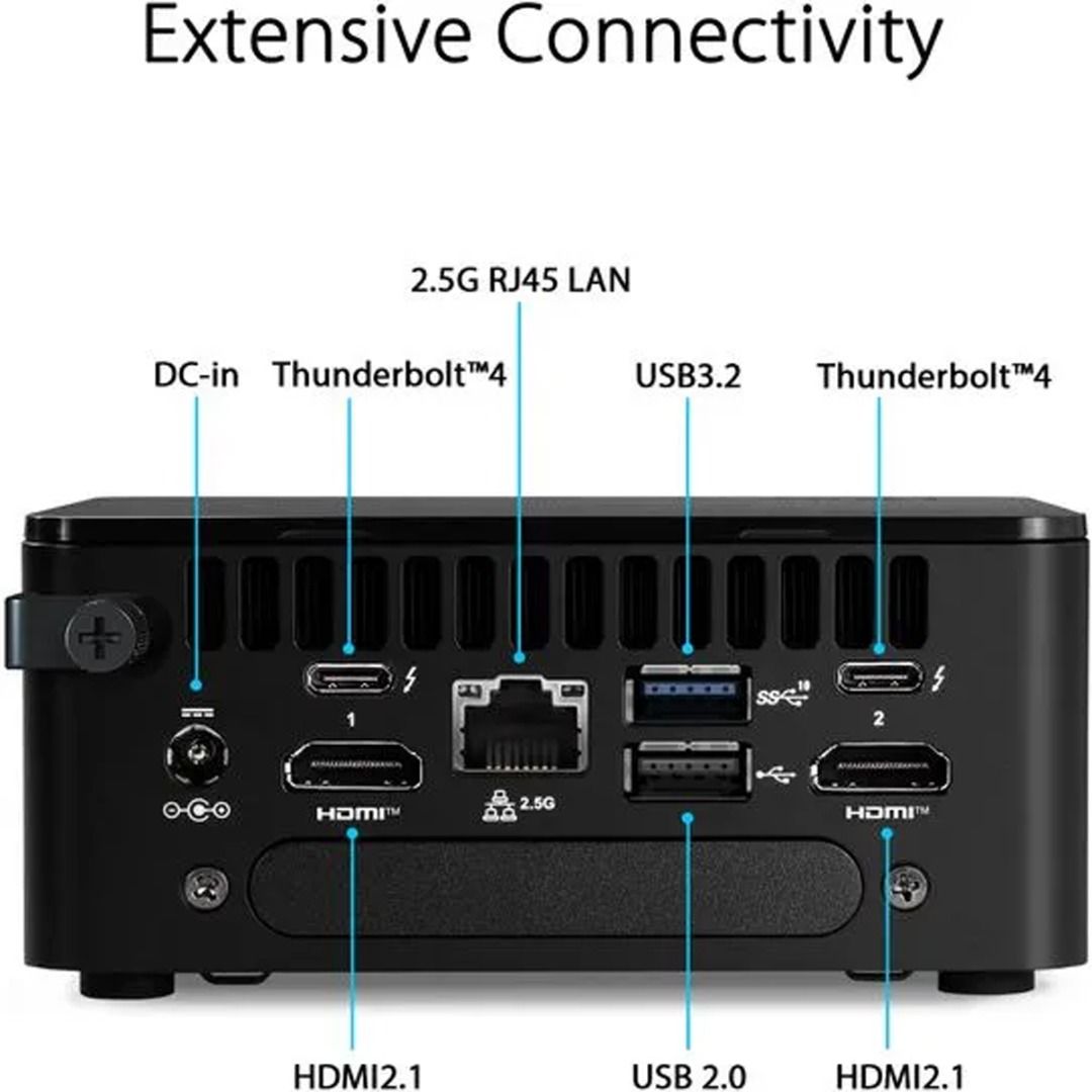 ASUS NUC Kit with 13th Generation Intel® Core i7™ Processors Slim, Barebone Only- NUC13ANKI7 (Category: Computer Parts) located in Quezon City. Submitted by parabellum_outlet (Listing ID 1293032129, Image 2). Description: Model:NUC 13 Pro Kit (NUC13ANKi7) Product Collection: NUC Kit with 13th Generation Intel® Core™ Processors Processor Included: Intel® Core™ i5-1350P Processor (12M Cache | up to 4.70 GHz) Board Number: NUC13ANBv5 Supported Opera