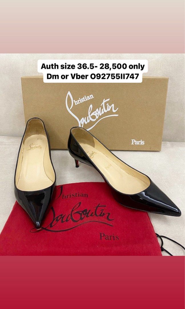 authentic christian louboutin shoes