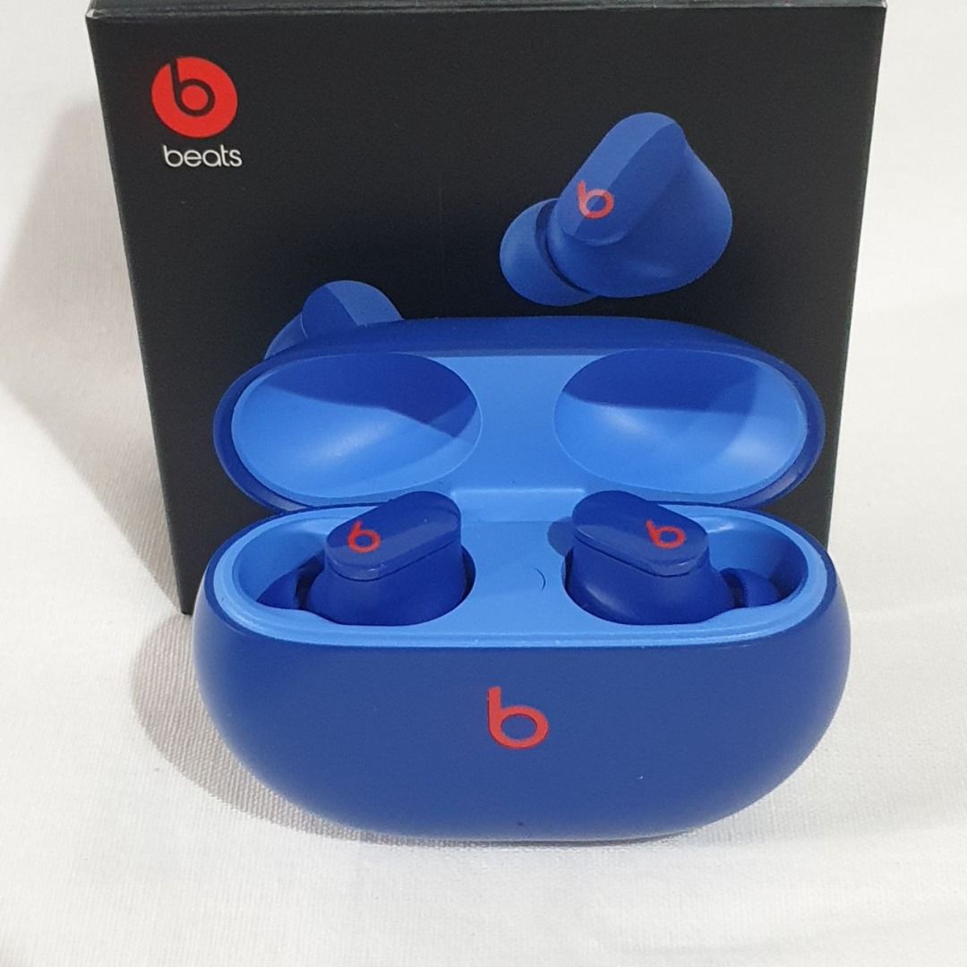 Beats Studio Buds - Ocean Blue (Category: Earphones) located in Mandaluyong City. Submitted by deedumms07 (Listing ID 1293060152, Image 1). Description: Beats Studio Buds - Ocean Blue Like New Complete with box Purchased in US.
