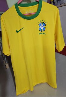 Mens NIKE Brazil Brasil Training Jersey, BNWT! Size L, Blue, 100