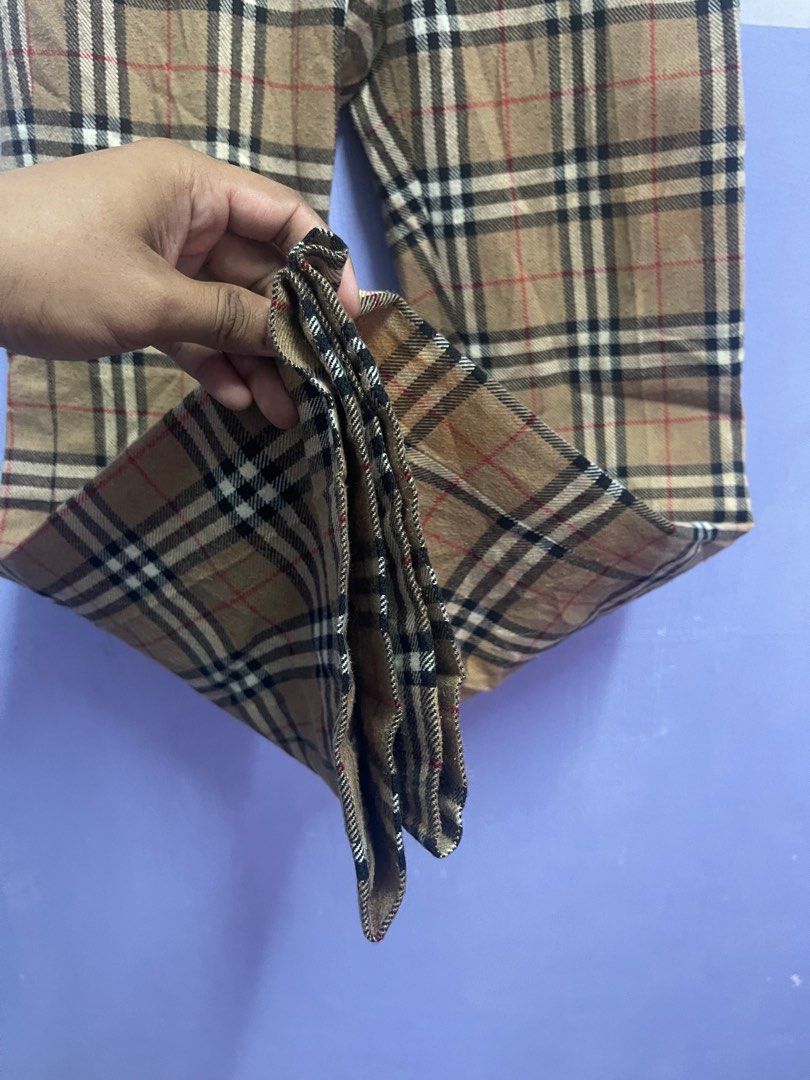 Nova check trousers fake discount