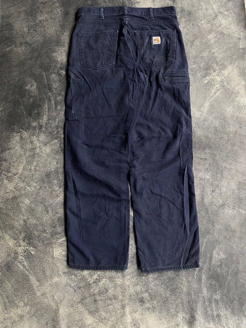 Carhartt fr midweight canvas pants loose fit FRB159 DNY Fesyen Pria Pakaian Bawahan di Carousell