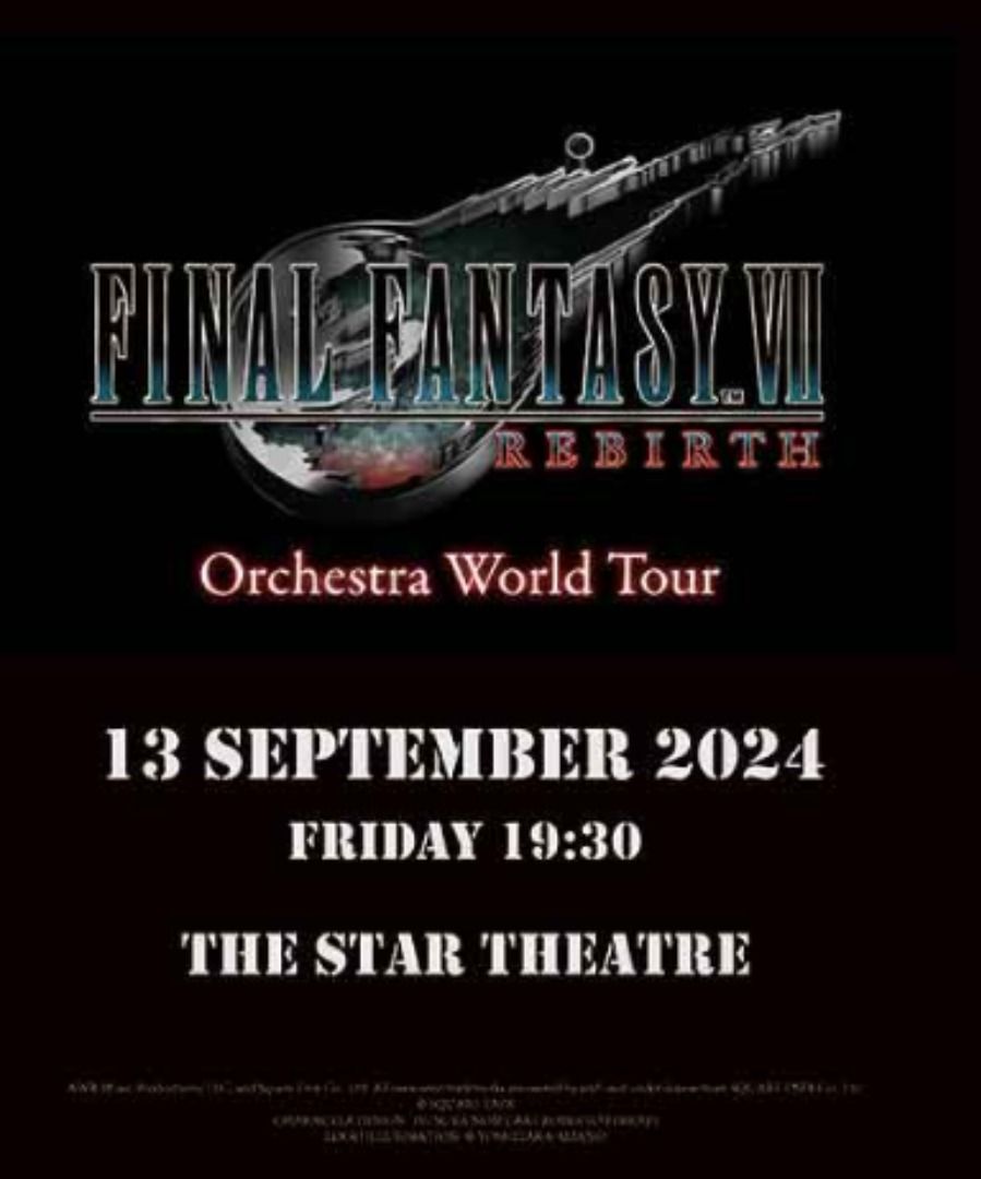 CAT 2 Centre (Sidebyside) Final Fantasy 7 Rebirth Orchestra World Tour, Tickets & Vouchers