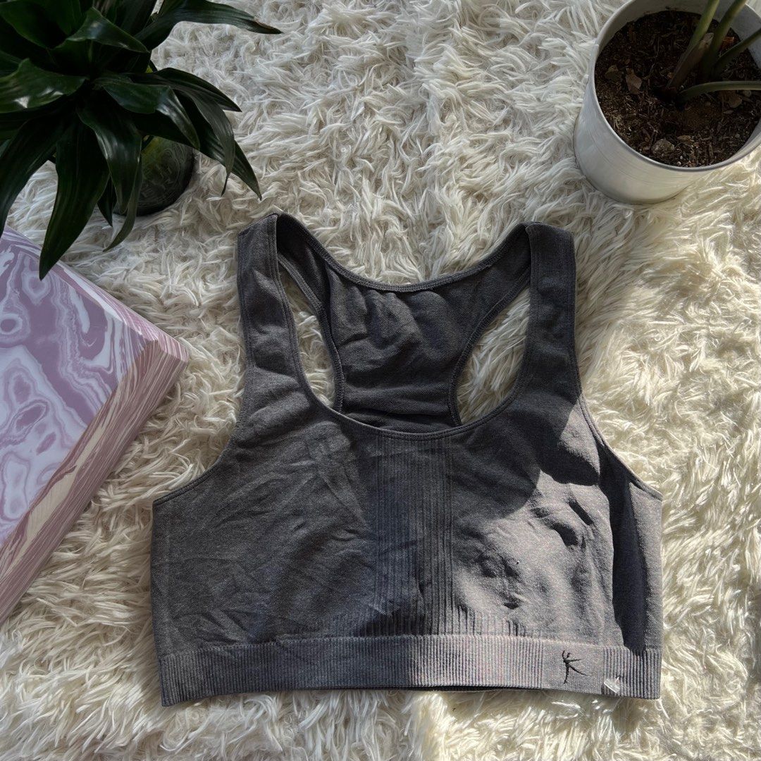 Champion Grey Padded Racerback Activewear Sports Bra Small - $13 - From  Whitney