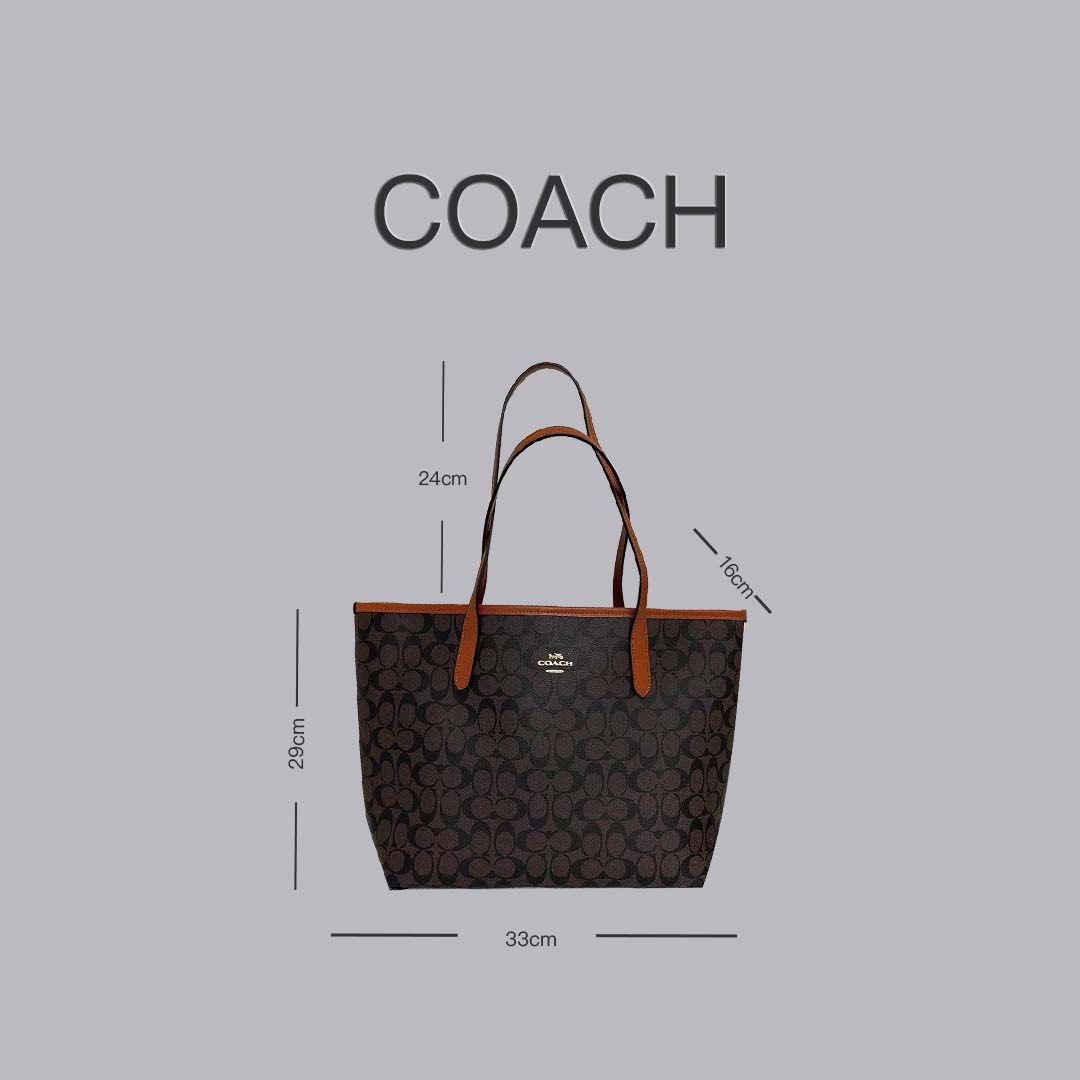 Coach sig rvs pvc city tote online