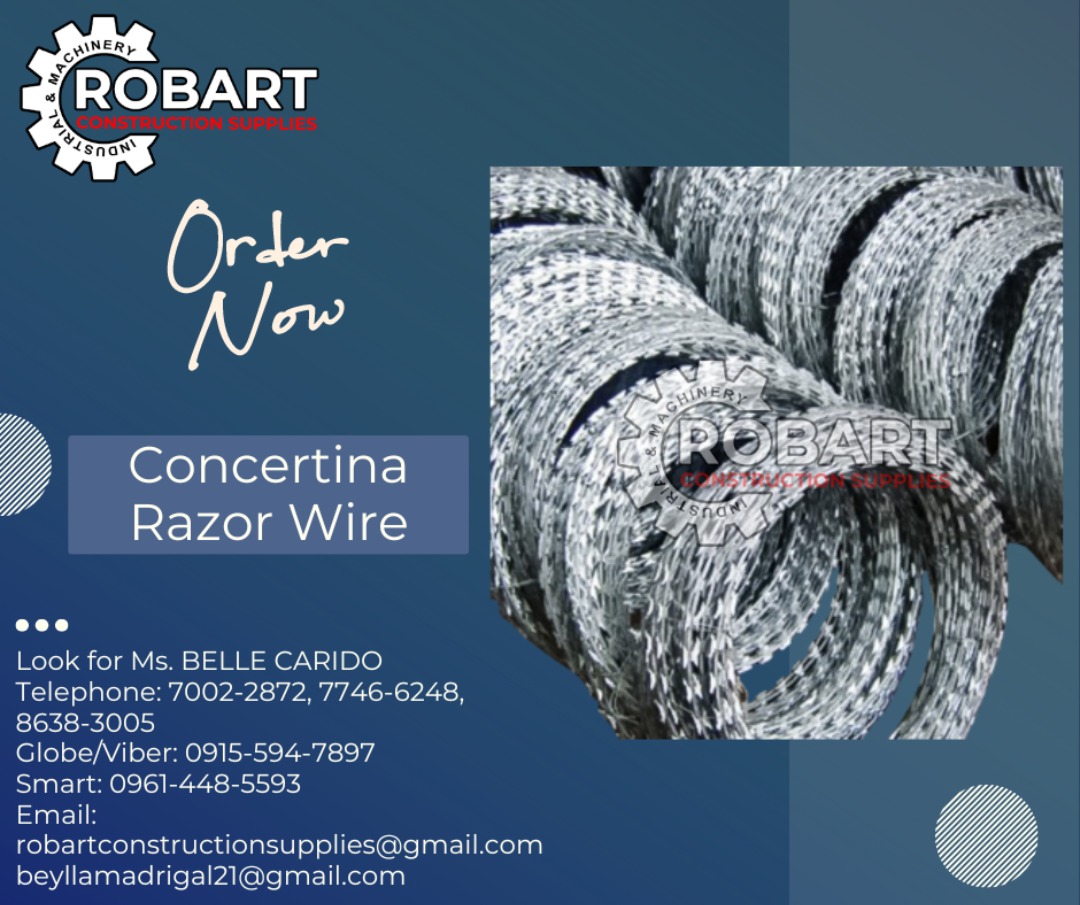 Concertina Razor Wire, Commercial & Industrial, Construction Tools ...