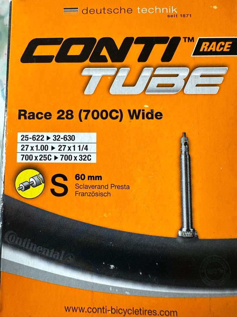 Continental bike deals tubes