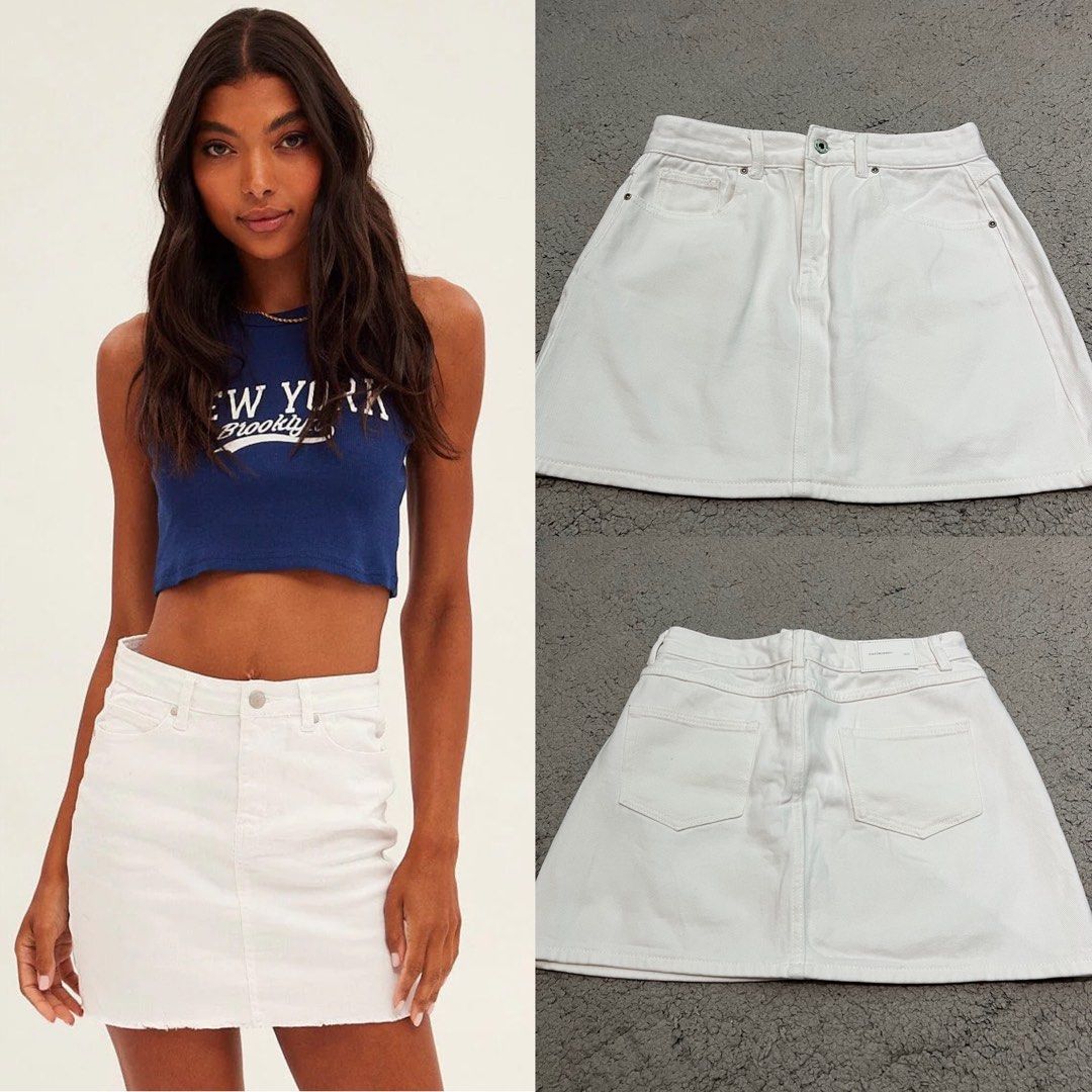 Denim skirt smart casual new arrivals