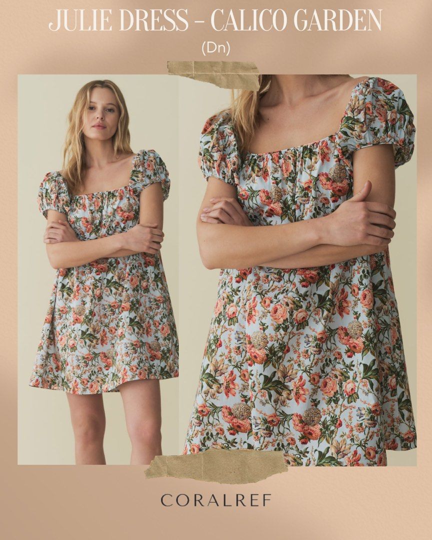 Doen Julie Mini Dress Calico Garden