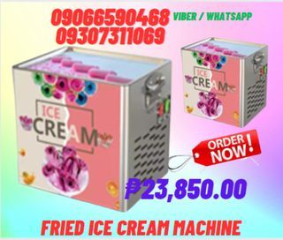 Fried Ice Cream machine