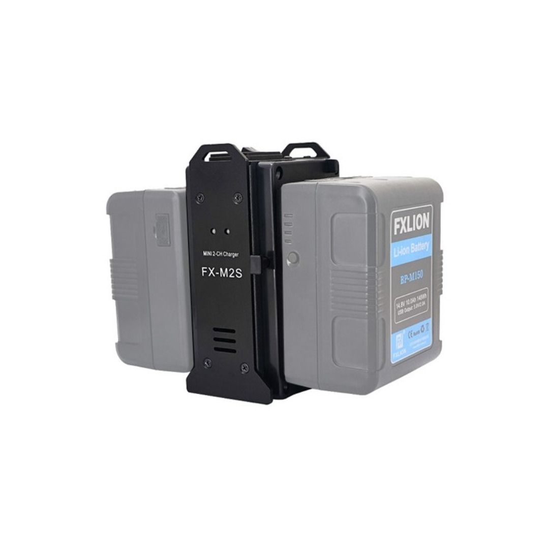 FXLION FX-M2S Dual Slot Charger (For All brands of V-Mount Battery)628647212235531115