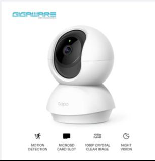 Gigaware TP-Link Tapo C210 Home Security WiFi Camera with Free Mousepad