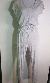 Gray casual jumsuit