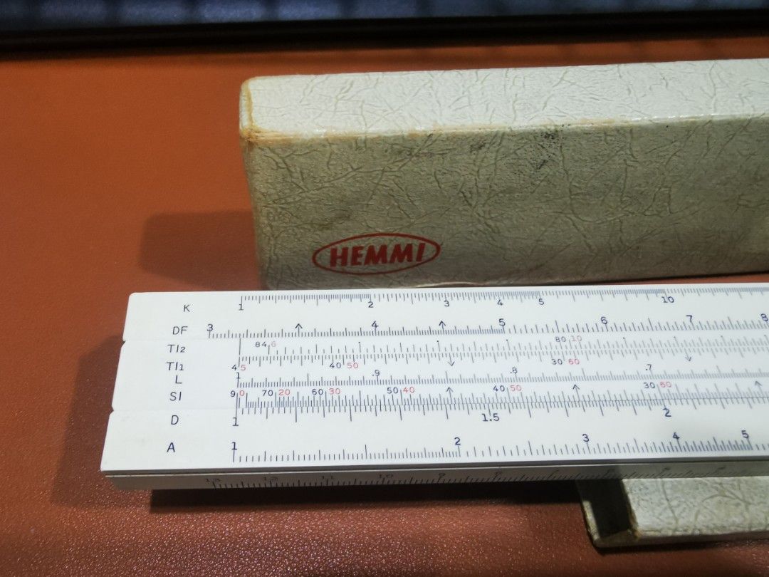 Hemmi Bamboo Slide ruler, Hobbies & Toys, Stationery & Craft, Other ...
