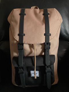 Herschel Little America Mid Backpack Warm Taupe/Black 17L