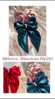 HIGH QUALITY Hair Ribbon with Rhinestone