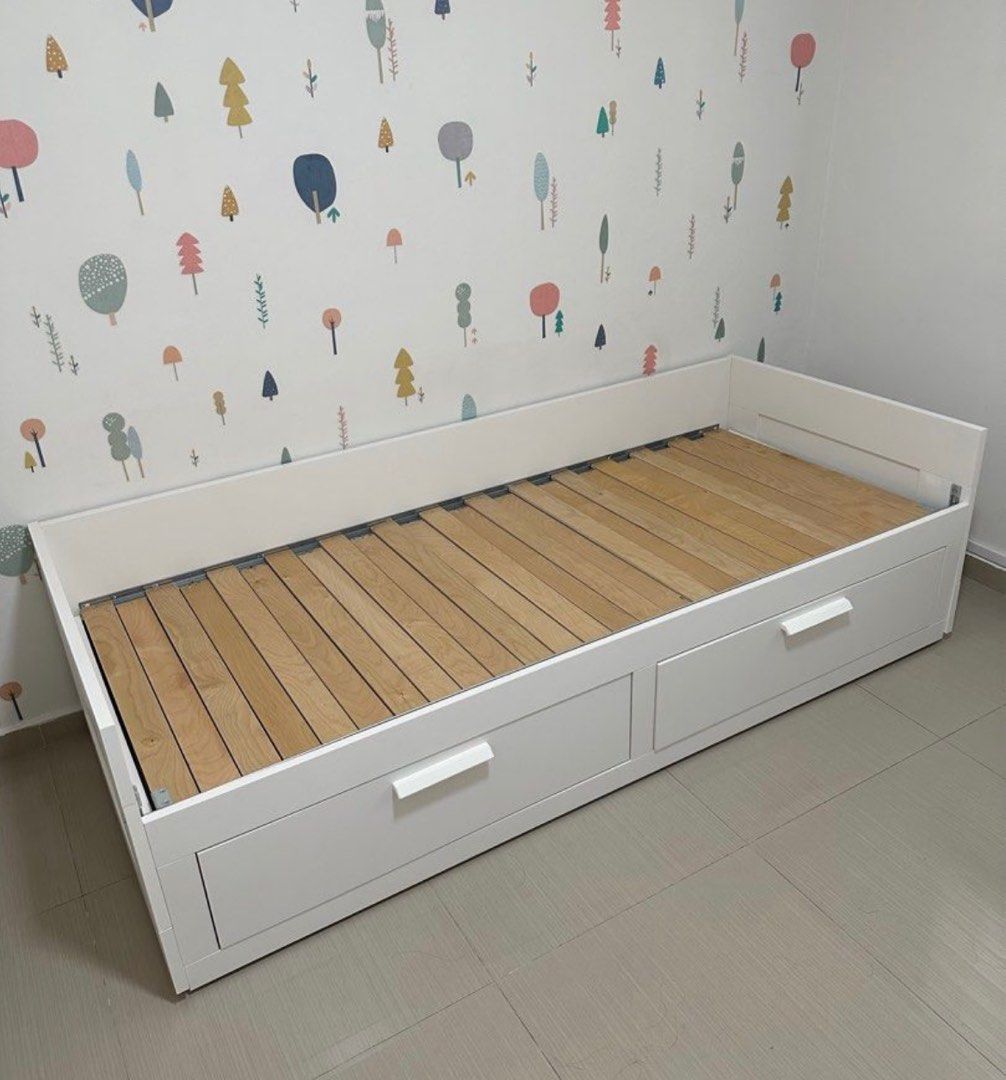 Ikea BRIMNES pull out bed/sofa bed without mattress, Furniture & Home