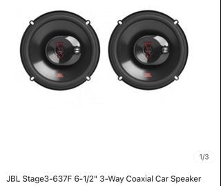 JBL Stage3-637F 6-1/2" 3-Way Coaxial Car Speaker
