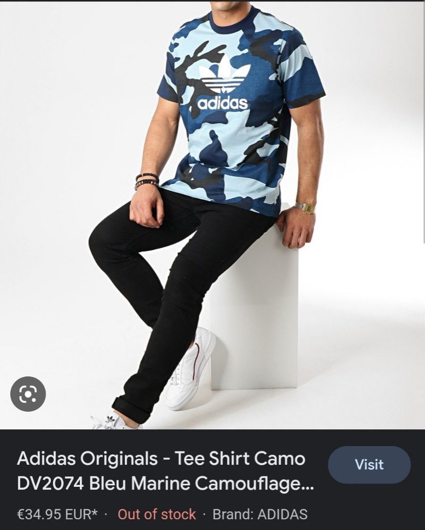 Koas Adidas Fesyen Pria Pakaian Atasan di Carousell
