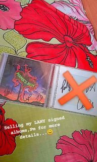 !!LANY SIGNED ALBUMS FOR SALE!!