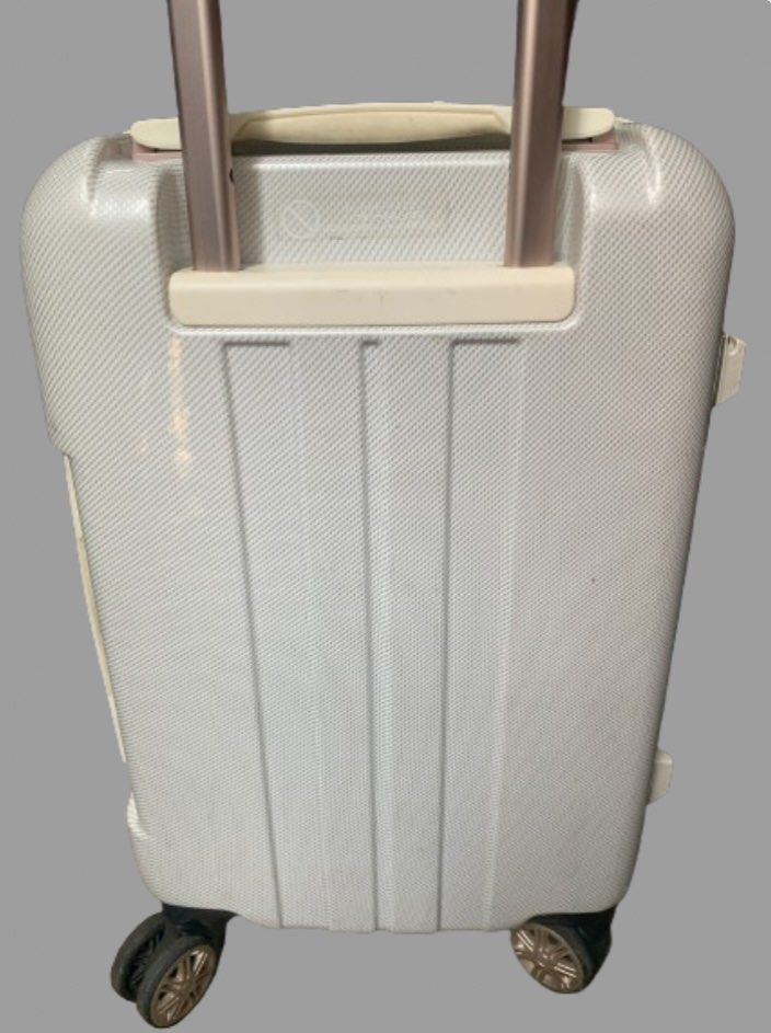 Legend Walker Small Hardcase Luggage (TSA approved security lock) (Category: Luggage) located in Manila. Submitted by sajorcms27132 (Listing ID 1293021433, Image 3). Description: Legend walker small luggage Condition: 8/10 Description: Hard case With key lock Heavy duty Expandable TSA approved lock Minor issue: Konting scratch both sides as seen sa photo May crack isang rubber wheels pero okay naman ang ikot RFS: Bawas gamit. Slightly negotiable 