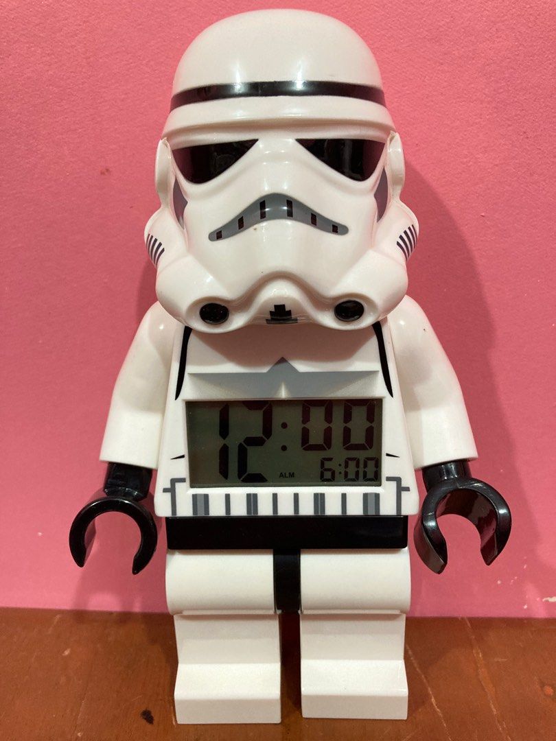 LEGO Digital Alarm Clock star wars stormtrooper Hobbies Toys Toys Games on Carousell