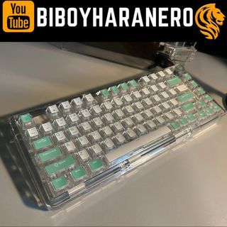 LEOBOG K81 Wireless Acrylic Mechanical Keyboard not royal kludge akko redragon fantech rakk leaven membrane gaming keyboard