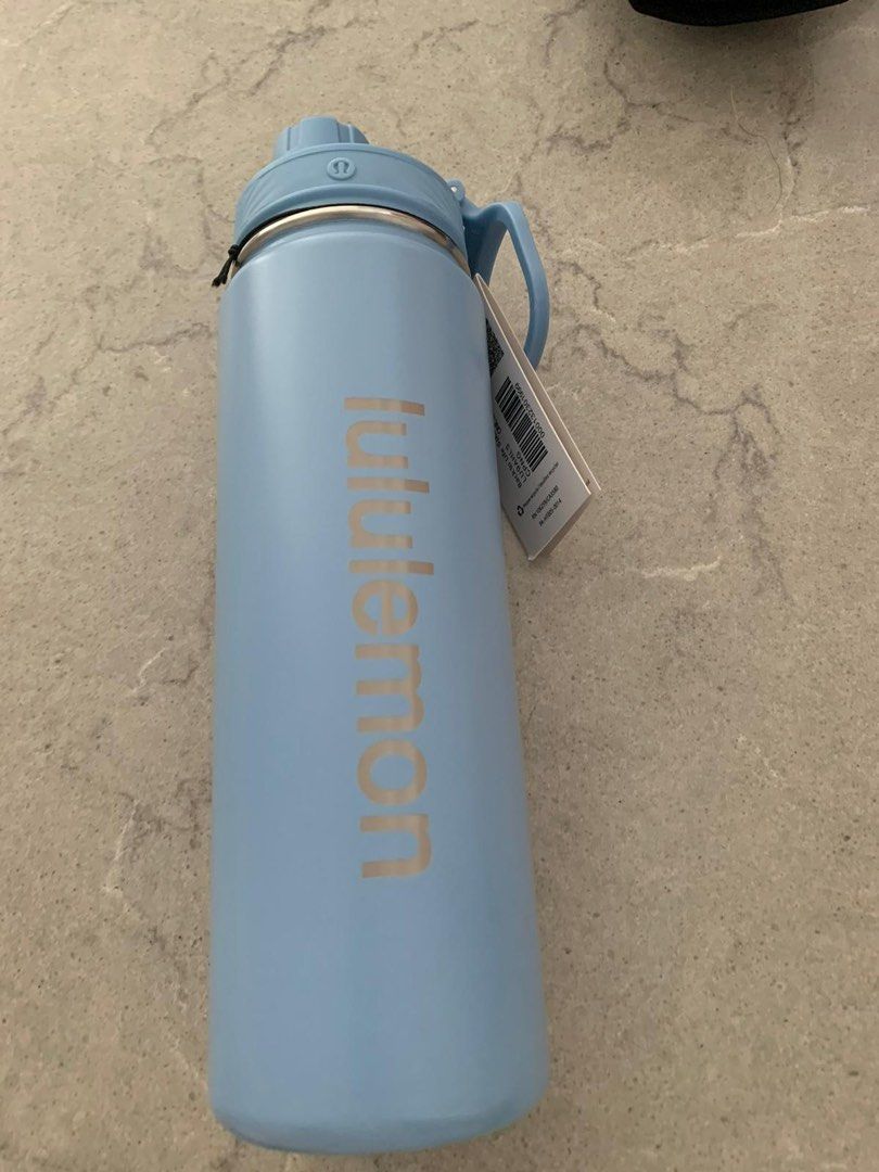 Lululemon Bottle 24oz/710ml Sports Water Bottle Portable Wide Mouth Water  Bottles Double Insulated Ice Water Bottle No Sweat Gym Bottle