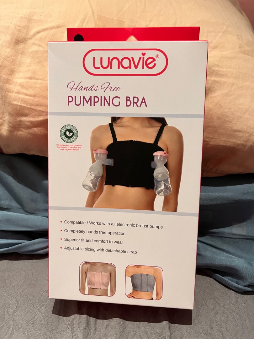 Lunavie Hands Free Pumping Bra - Nude