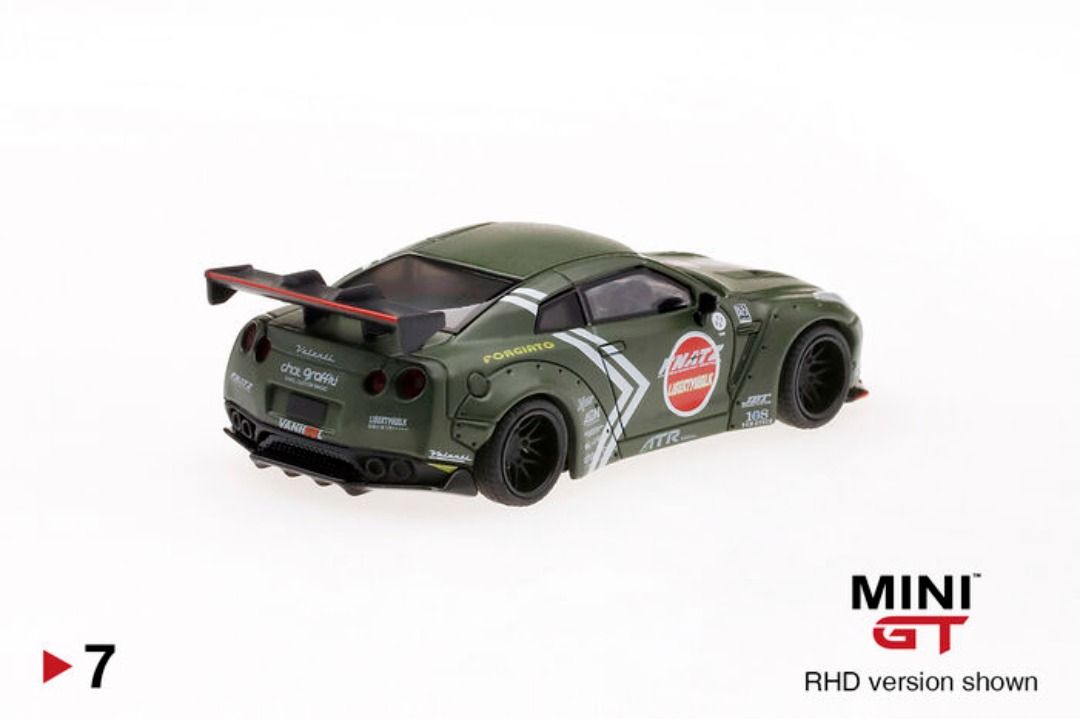 消費税無し GT-R Nissan LBWK 7 GT MINI (R35) 1 Type Special Fighter Zero ミニカー