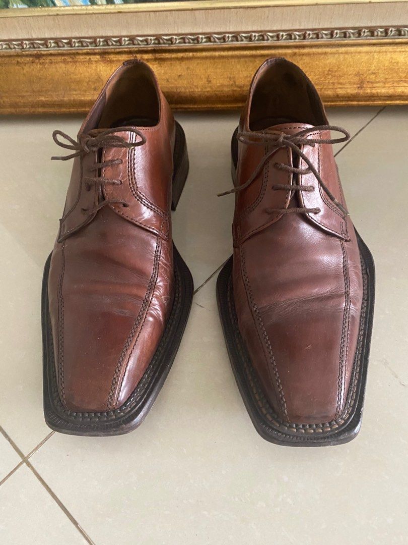 Muratti Florentino Italian Leather Men\'s Dress Shoes, size 42 Muratti Florentino Mens Formal Dress Black Leather Shoes  main image 4