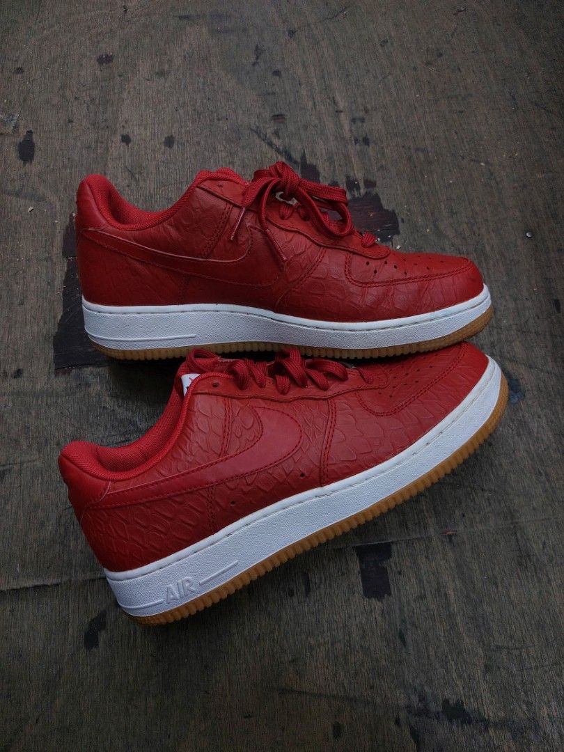Nike air force 1 low lv8 shop red python