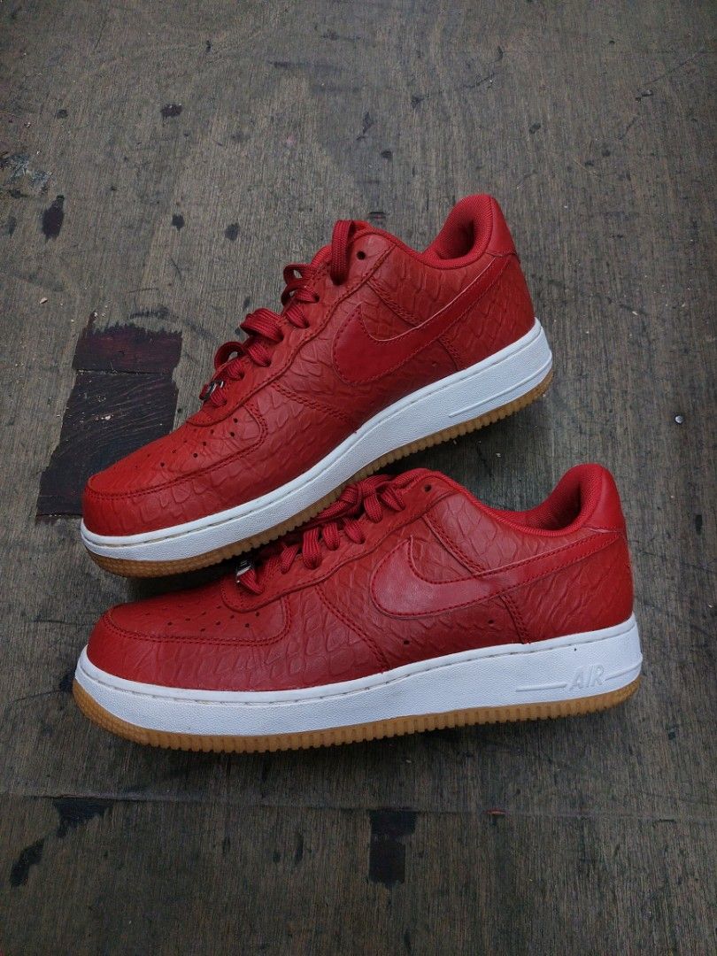 Nike air force 1 low lv8 red hotsell python