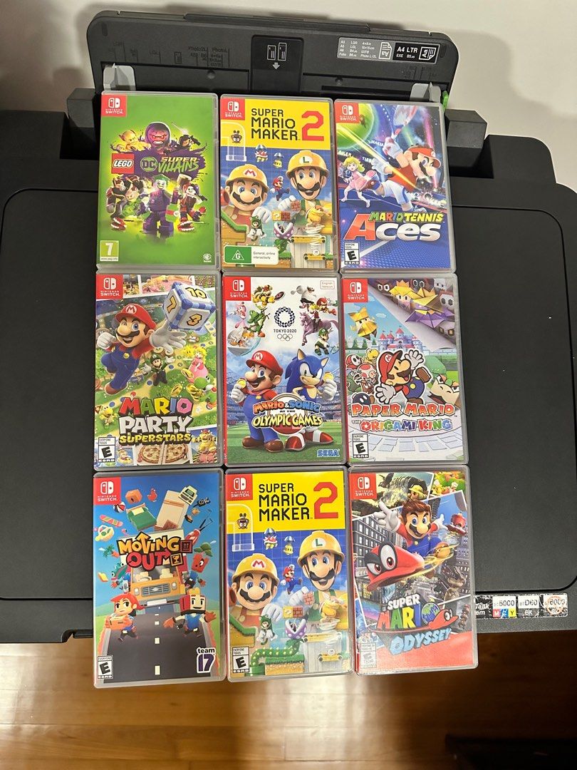 Nintendo Switch game Lego DC Villains Super Mario Maker 2