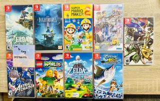 Nintendo switch games shop used cheap