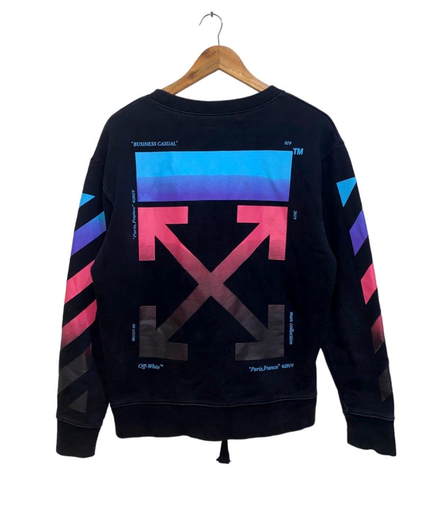 Off white gradient crewneck store