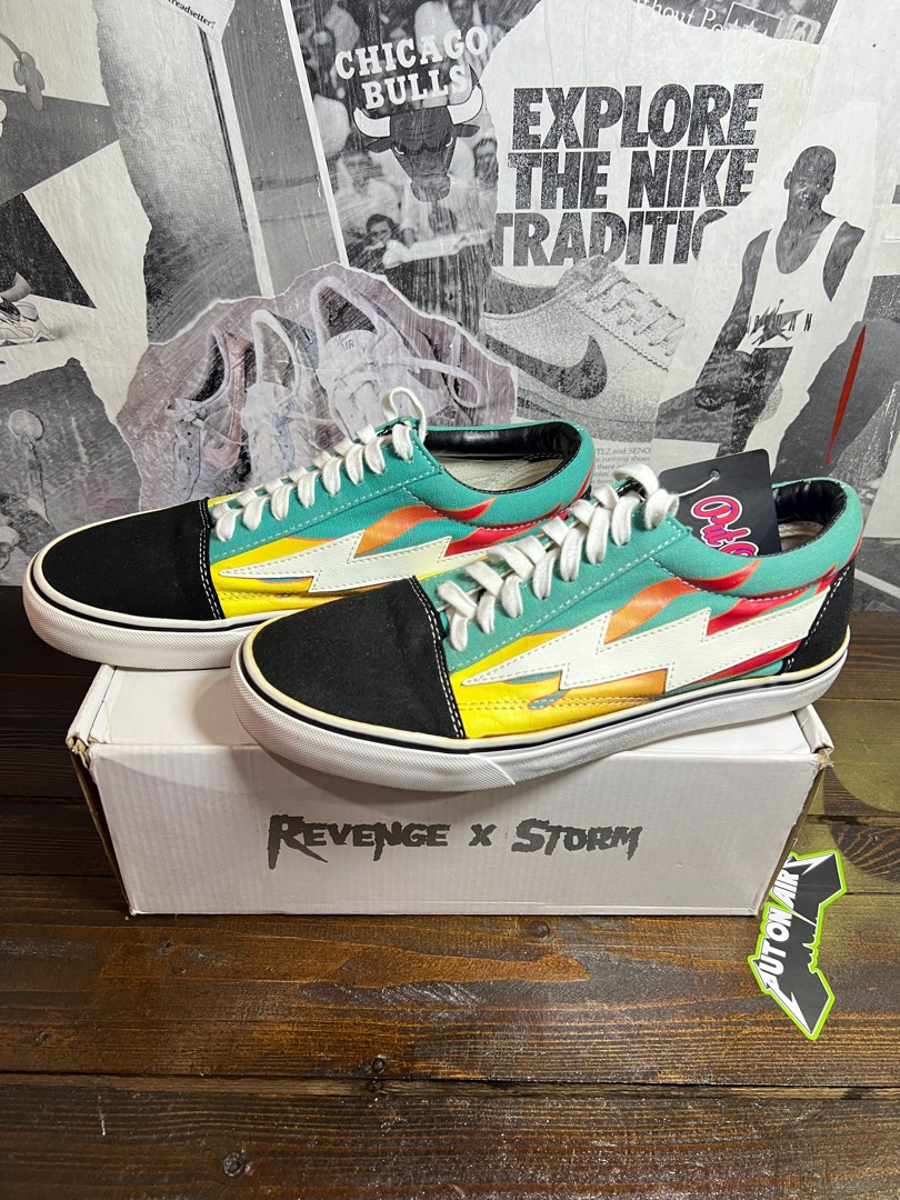 ORIGINAL RARE REVENGE X STORM TEAL FLAME LIGHTNING BOLT