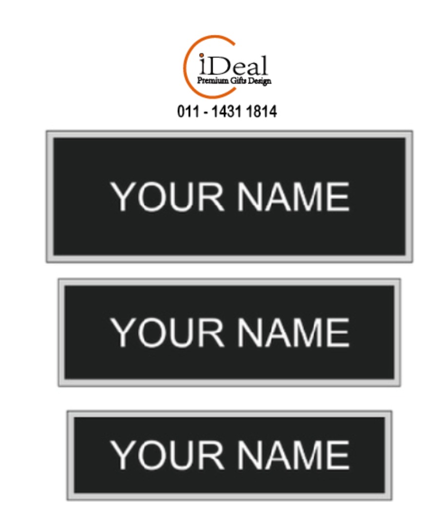 Personal Name Tag Printing Logo Polis Name Tag Manager Name Tag Event