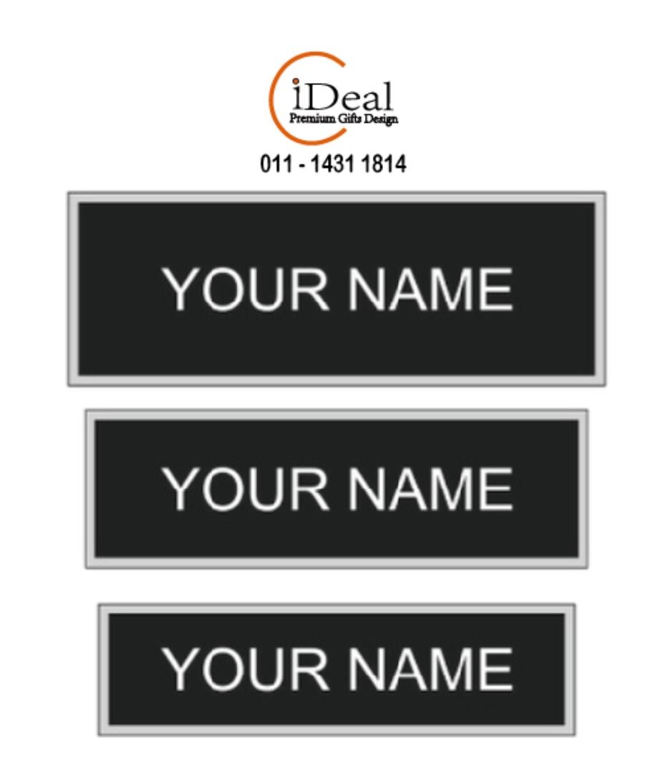 Personal Name Tag Printing Logo Polis Name Tag Manager Name Tag Event