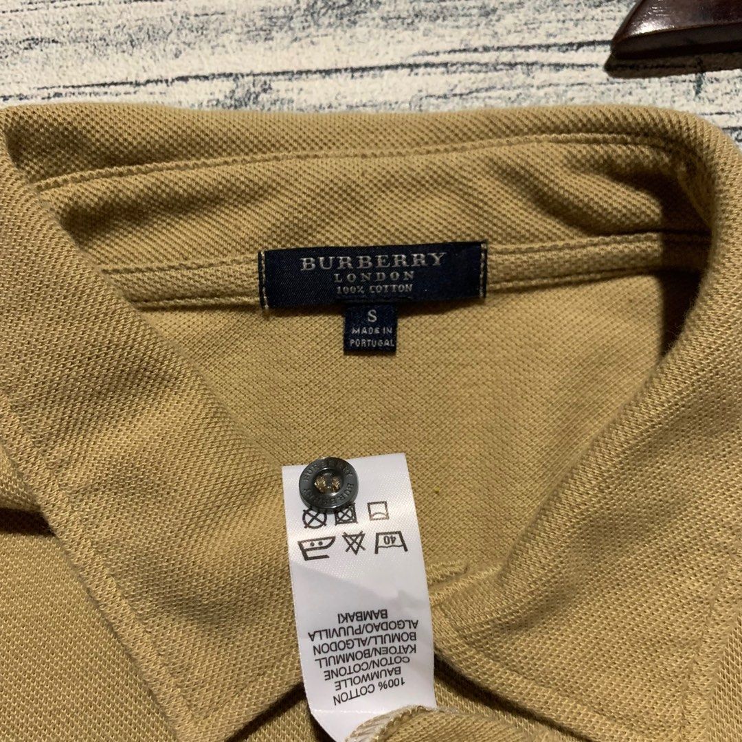 Burberry polo made in portugal shop