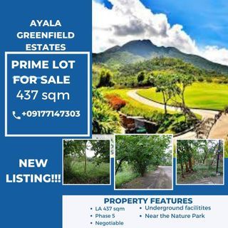 Prime Lot for Sale in Ayala Greenfield Estates, Calamba, Laguna