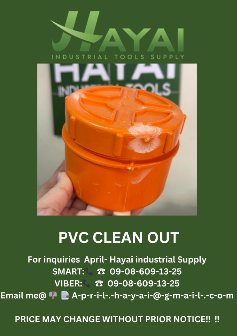 PVC clean out, Commercial & Industrial, Construction Tools & Equipment ...
