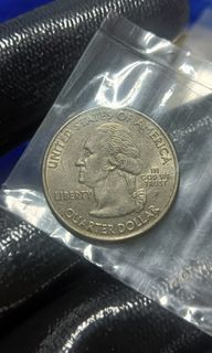 5 pcs quarter dollar Washington commemorative coins..