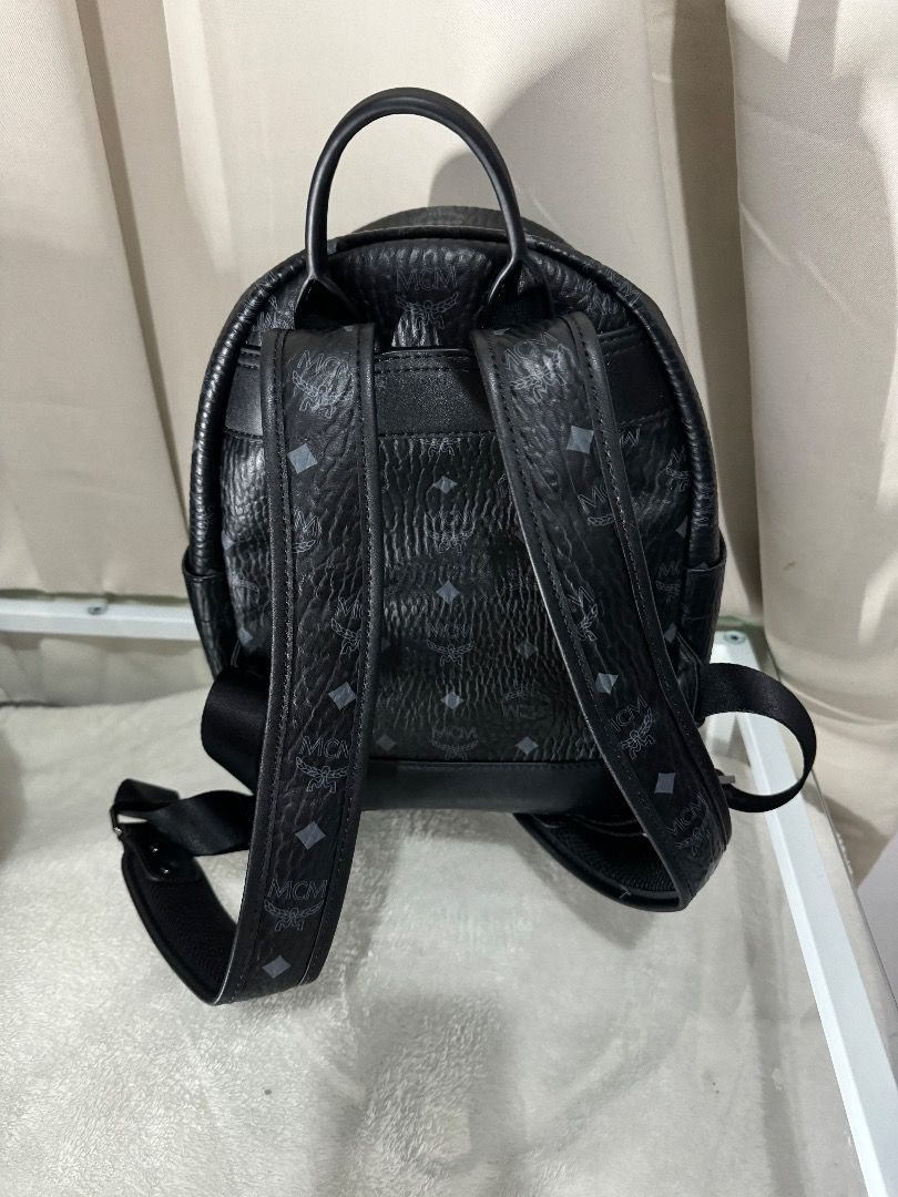 SALE! 😍 MCM BLACK BACKPACK UNISEX SMALL STARK (Category: Luxury Bags & Wallets) located in Pasig City. Submitted by gluxerare (Listing ID 1293056686, Image 3). Description: Perfect for travel bag or everyday bag! Big Repriced from 14.5k lp!! Sold Hundreds of bags since 2020 w/ our resellers ✅ 112 Ratings 5 ⭐️ in our old account! Paubos Sale Bags na po, first to get❗️ Rare to find Bags! - Super busy na po because of work kaya Paubos, for sure buy