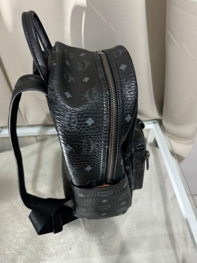 SALE! 😍 MCM BLACK BACKPACK UNISEX SMALL STARK (Category: Luxury Bags & Wallets) located in Pasig City. Submitted by gluxerare (Listing ID 1293056686, Image 2). Description: Perfect for travel bag or everyday bag! Big Repriced from 14.5k lp!! Sold Hundreds of bags since 2020 w/ our resellers ✅ 112 Ratings 5 ⭐️ in our old account! Paubos Sale Bags na po, first to get❗️ Rare to find Bags! - Super busy na po because of work kaya Paubos, for sure buy