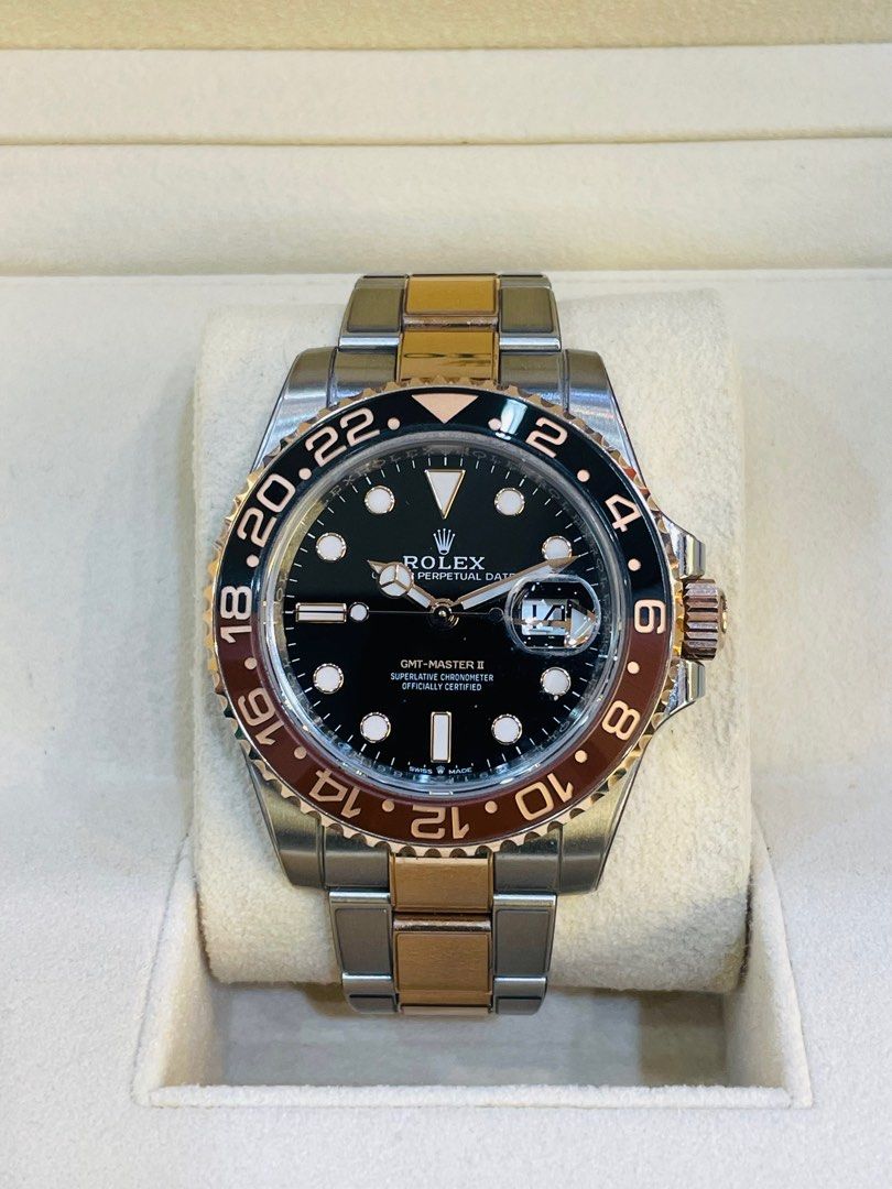 Rolex GMT Master II Root Beer submariner Daytona Datejust