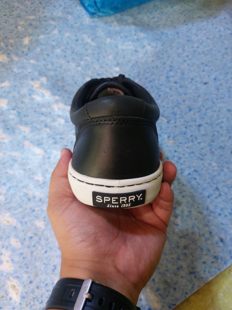 Sperry Cutter CVO Leather Men s Casual Shoes Black White 28 cm Men s Fashion Footwear Sneakers on Carousell