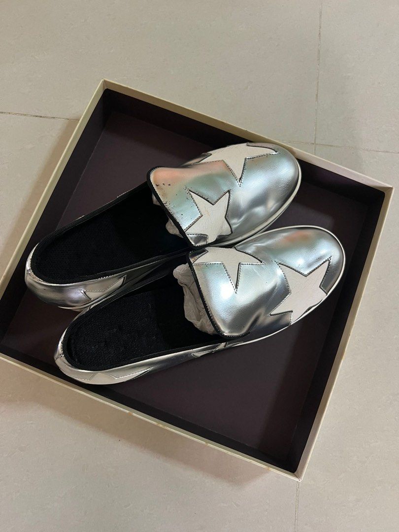 Stella mccartney silver shoes on sale