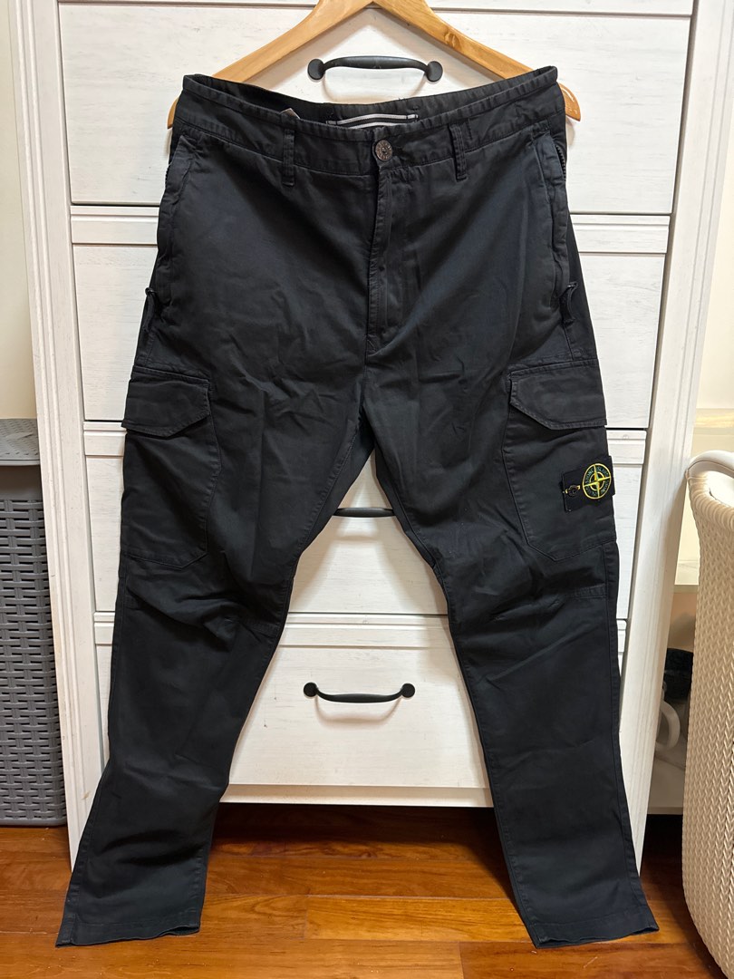 Stone island twill cargo pants top