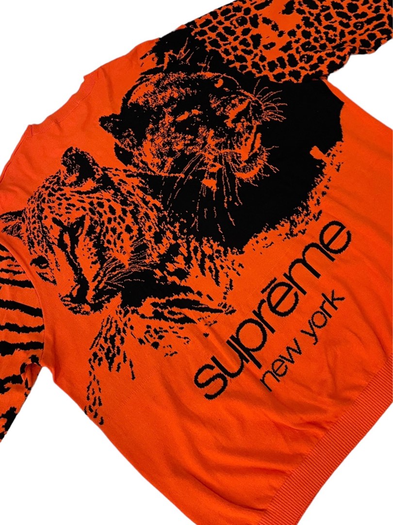Supreme Big Cats Jacquard L/S Top M